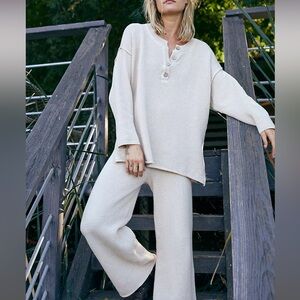 Hailee Sweater Set - Small - Au Lait